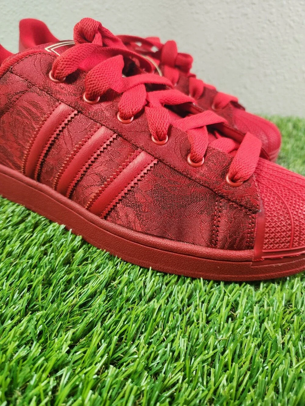 Size 13 - Adidas Superstar II Better Scarlet Men's IH9302